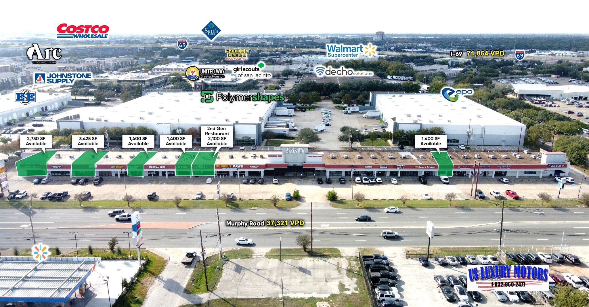 12220 Murphy Rd, Stafford, TX for Rent