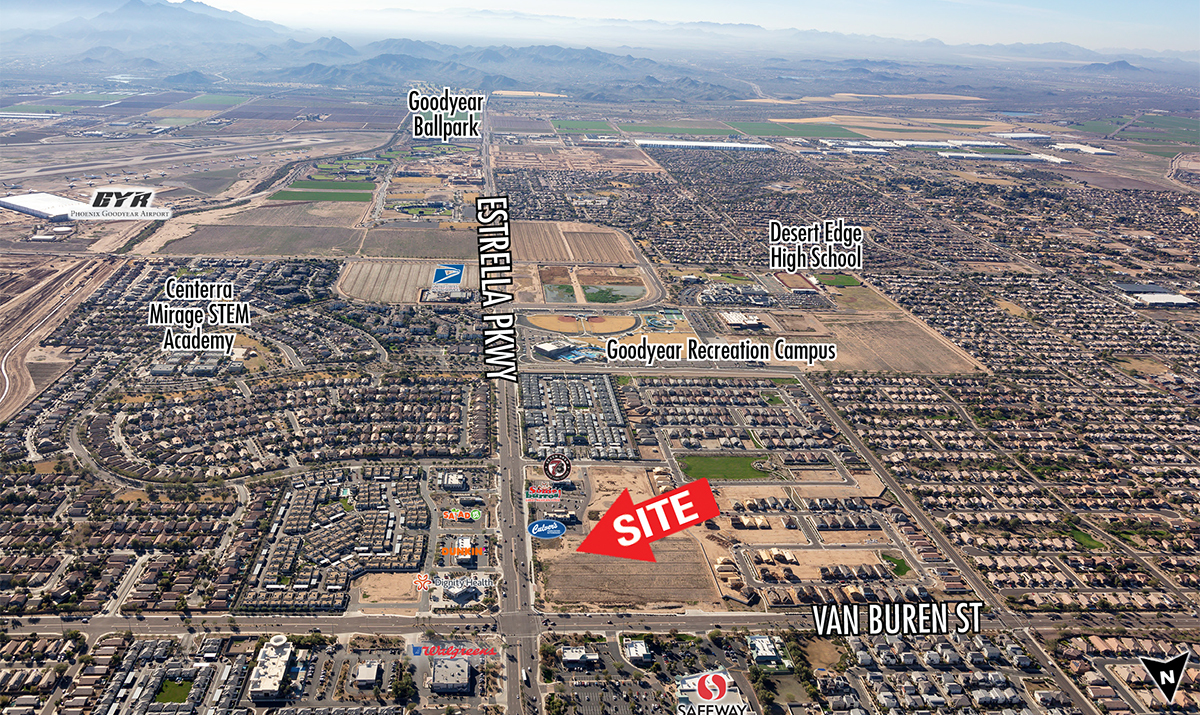 SWC Estrella Pkwy & Van Buren St, Goodyear, AZ for Sale