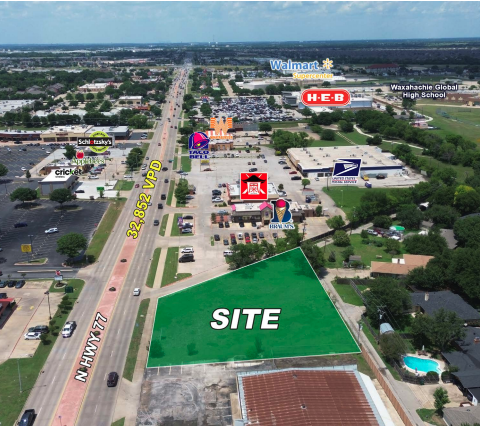 NEQ OF DALLAS HWY 77 & E UNIVERSITY AVE, Waxahachie, TX for Rent