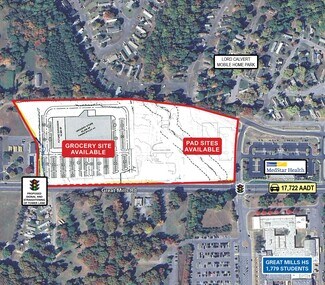 Lexington Park, MD Commercial Land - Great Mills Rd @ Chancellors Run Rd
