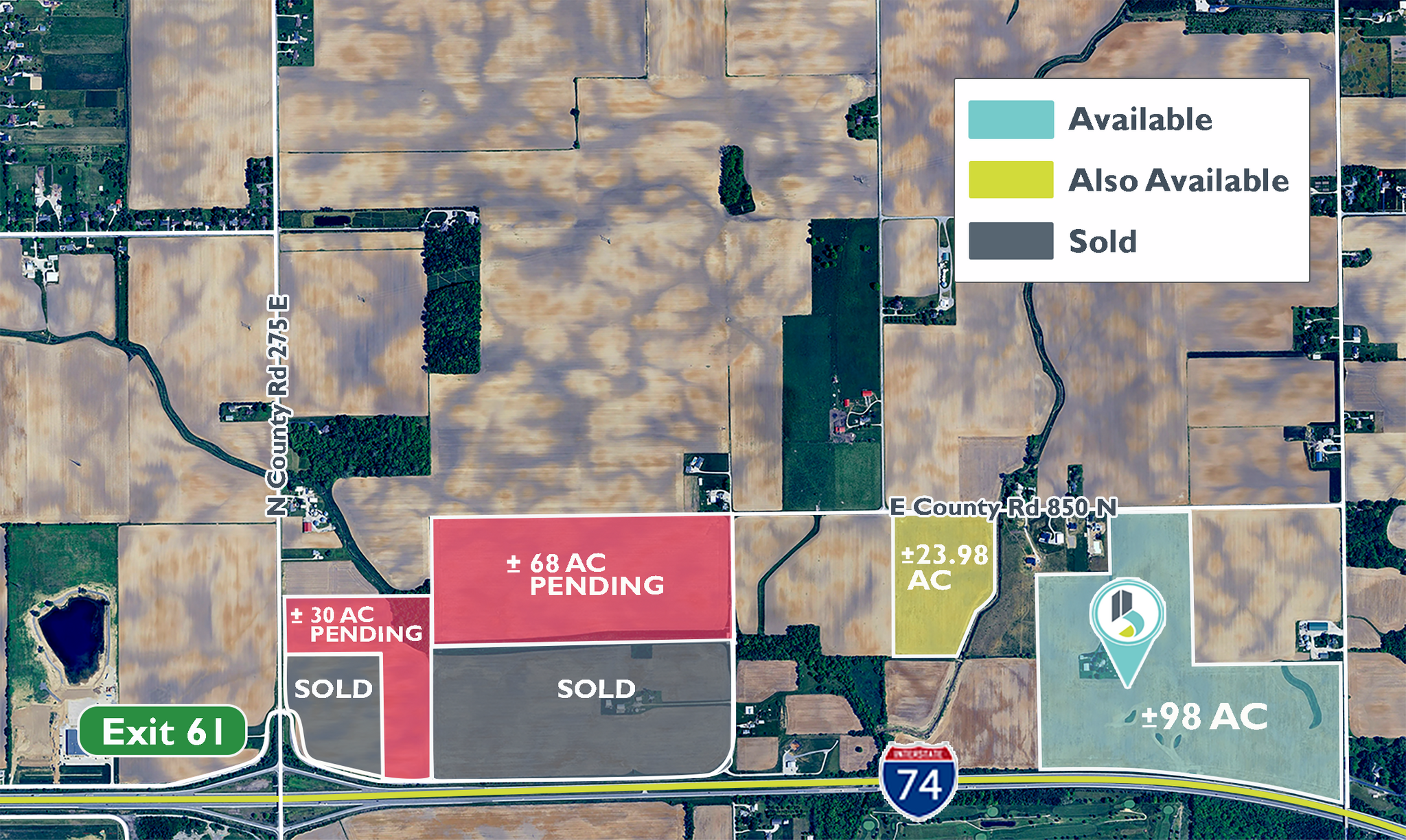 4623 E County Road 850 N, Pittsboro, IN for Sale