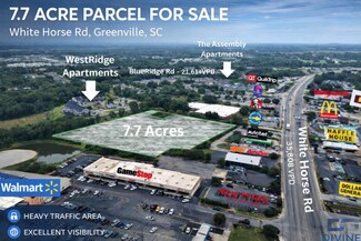Greenville, SC Commercial Land - White Horse Rd Development Parcel Greenville, SC Commercial Land - White Horse Rd Development Parcel