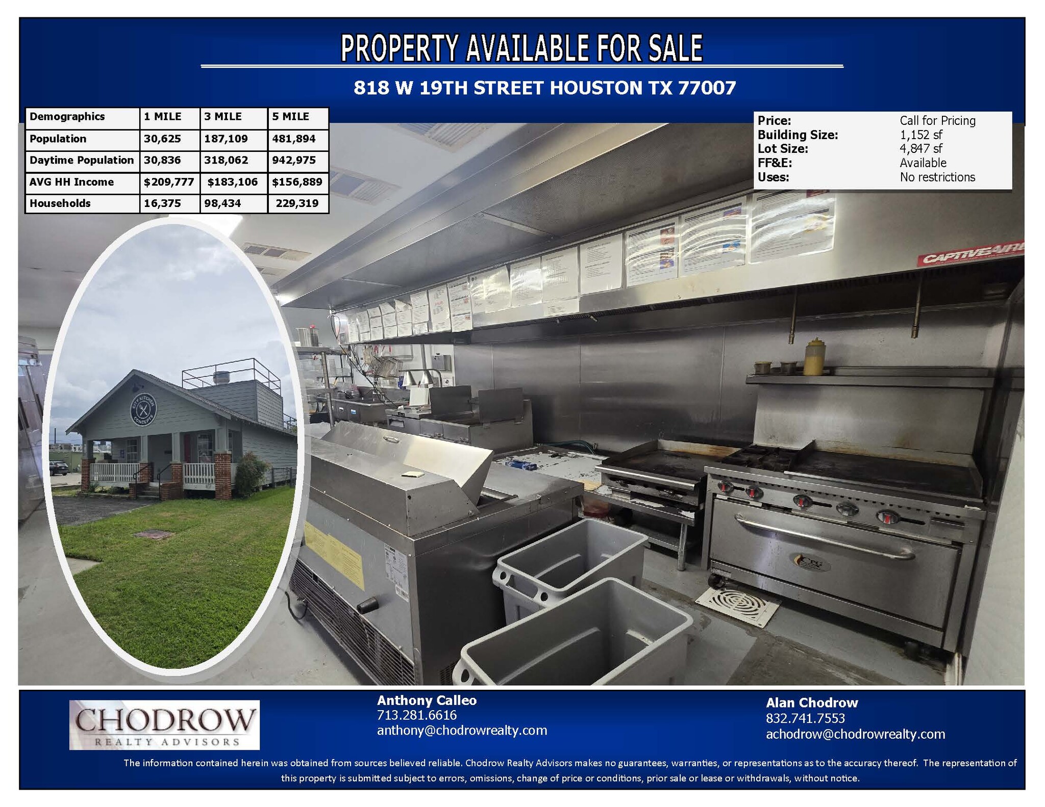 818 W 19th St, Houston, TX for Sale