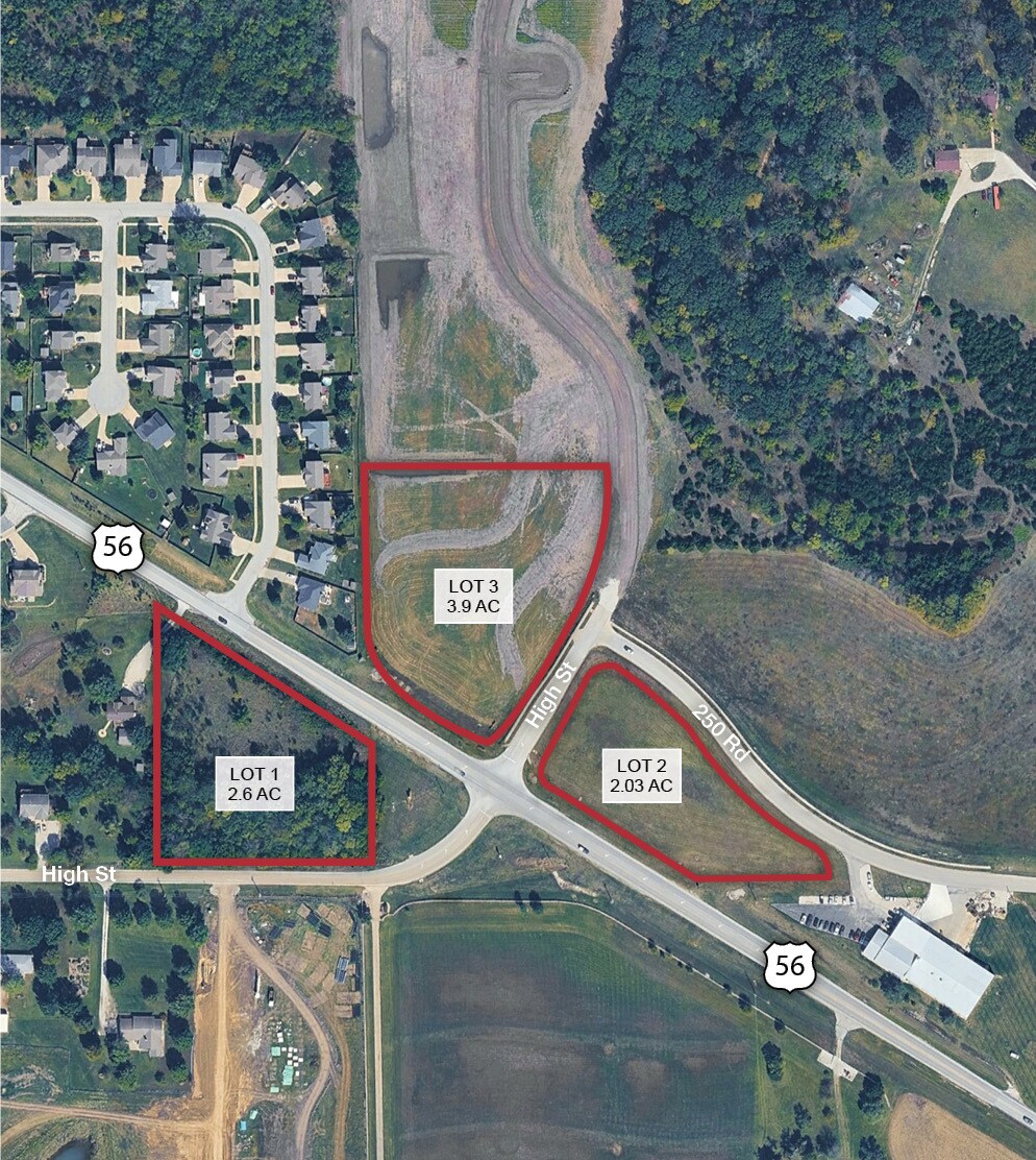 High St @ Hwy 56, Baldwin City, KS for Sale