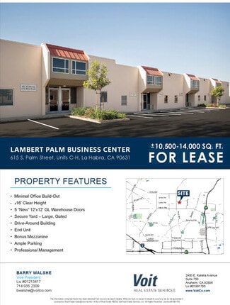 La Habra, CA Industrial - 651 S Palm St