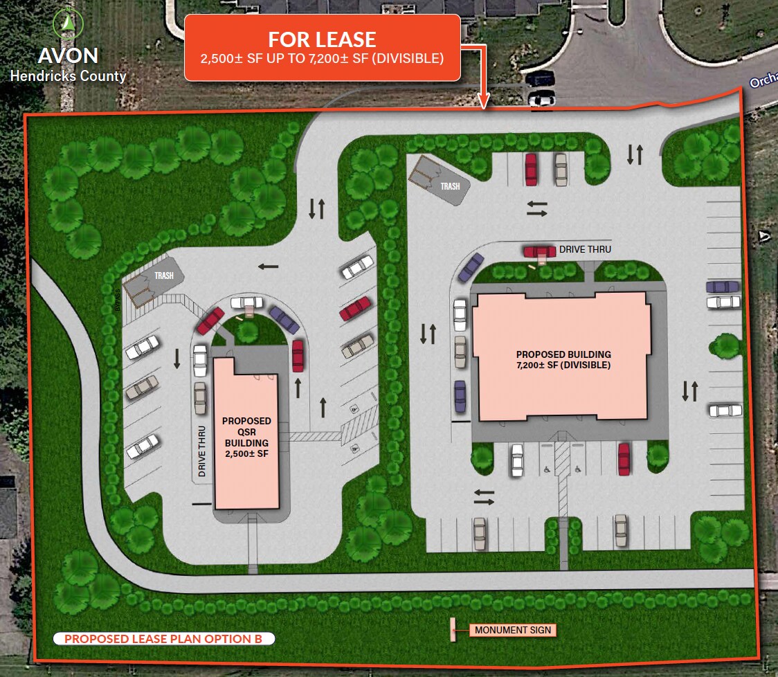 E US 36 & Satori Pkwy, Avon, IN for Rent