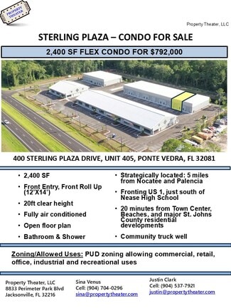 Ponte Vedra, FL Warehouse - 400 Sterling Plaza Dr