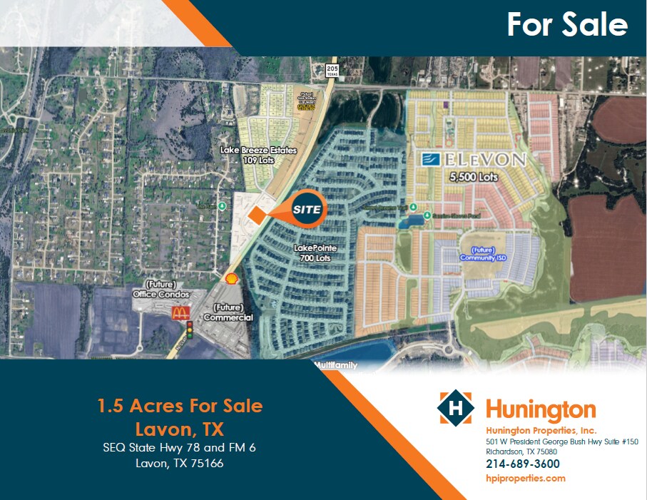 State Hwy 78 and FM 6, Lavon, TX for Sale