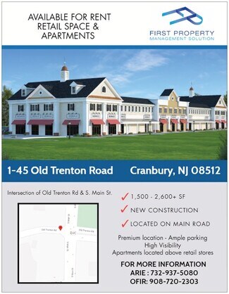 Cranbury, NJ Retail - 3 Old Trenton Rd