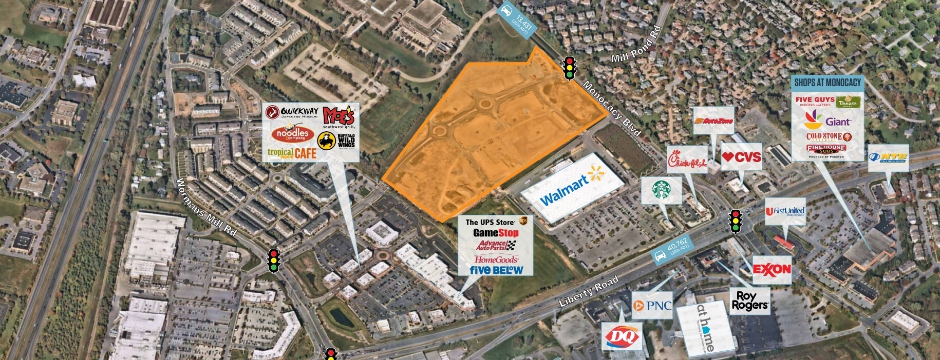 Mill Pond Rd @ Monocacy Boulevard, Frederick, MD for Rent