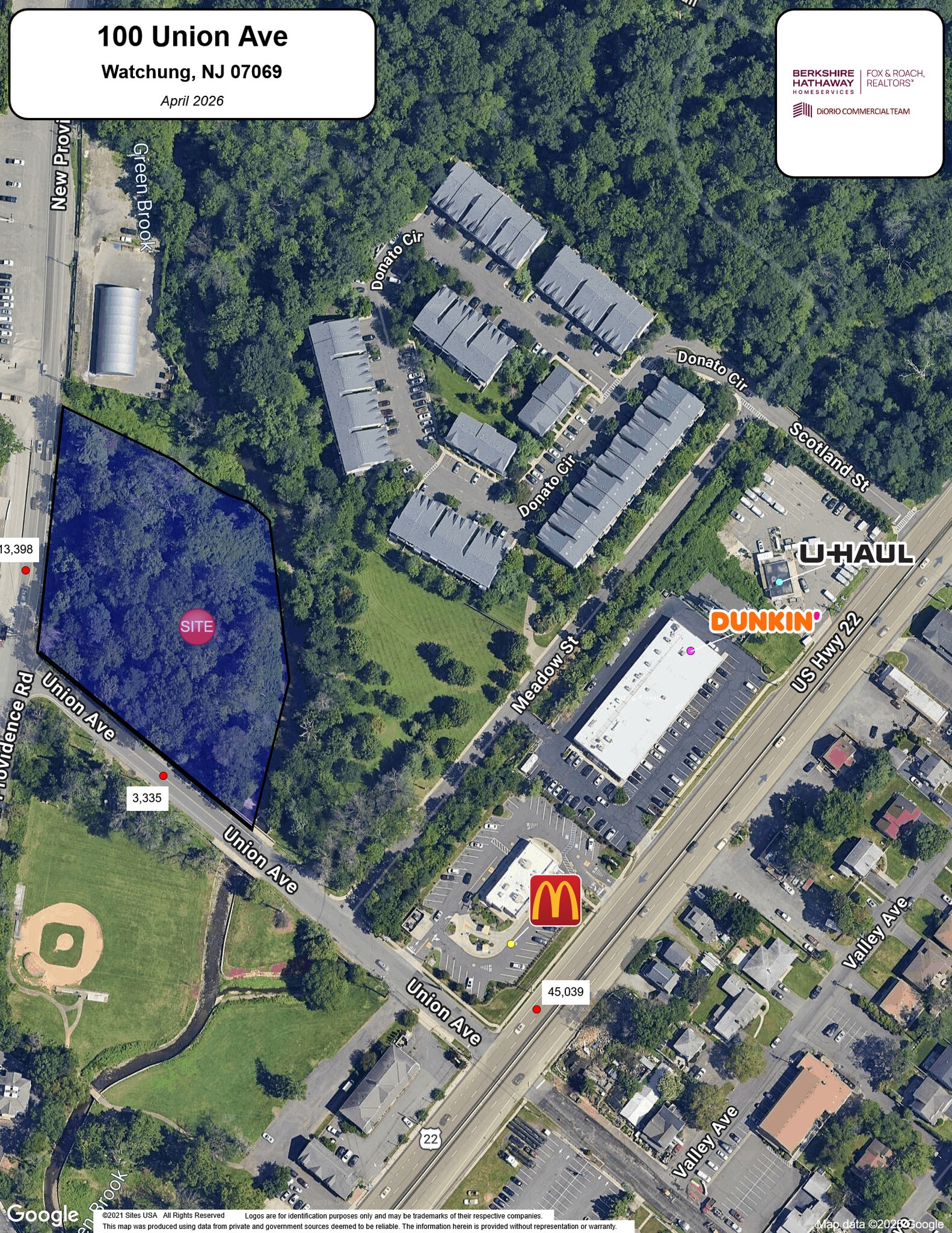 100 Union Ave, Watchung, NJ for Sale