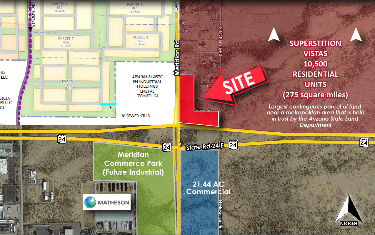 NEC Meridian Rd & SR 24, Mesa, AZ for Sale