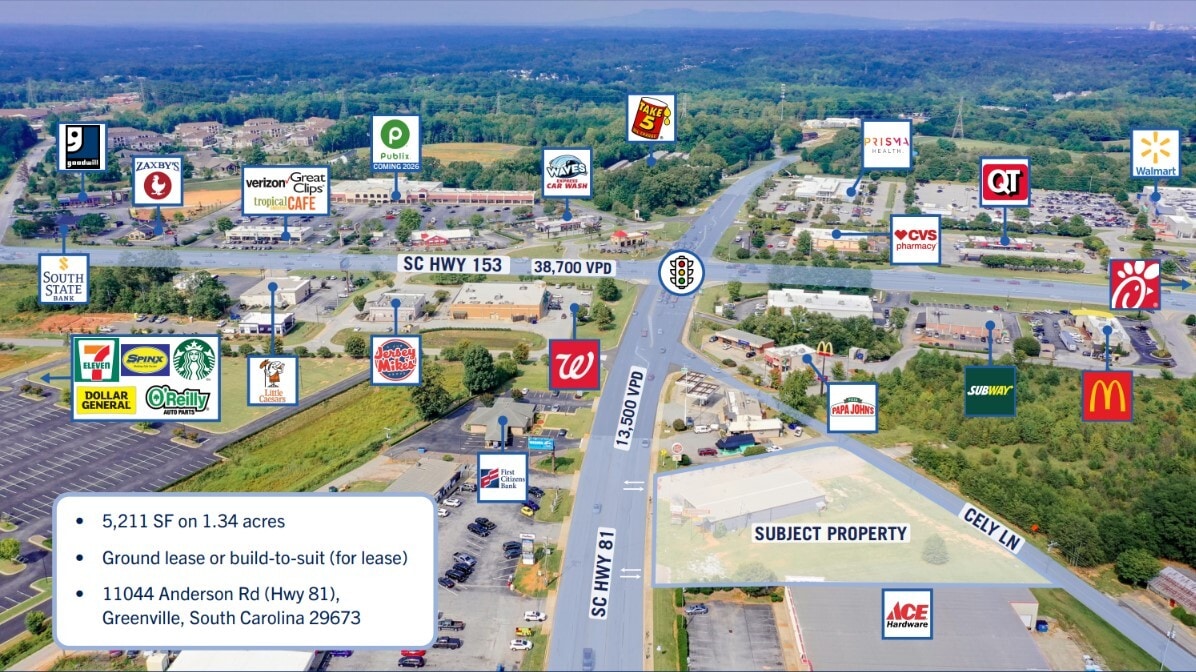 11044 Anderson Rd, Piedmont, SC for Rent