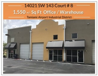 Miami, FL Industrial - 14021 SW 143rd Ct Miami, FL Industrial - 14021 SW 143rd Ct