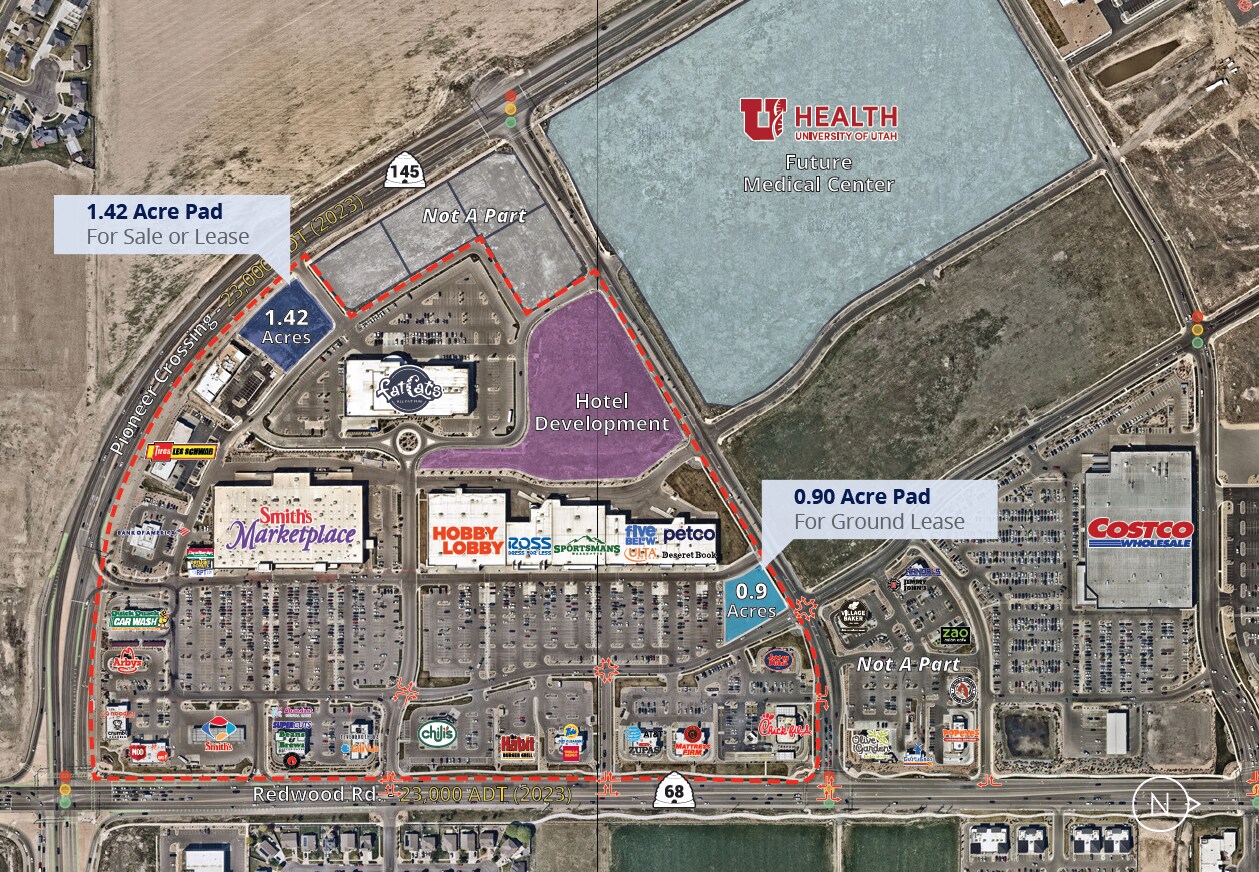 Pioneer Crossing & Redwood Rd, Saratoga Springs, UT for Sale