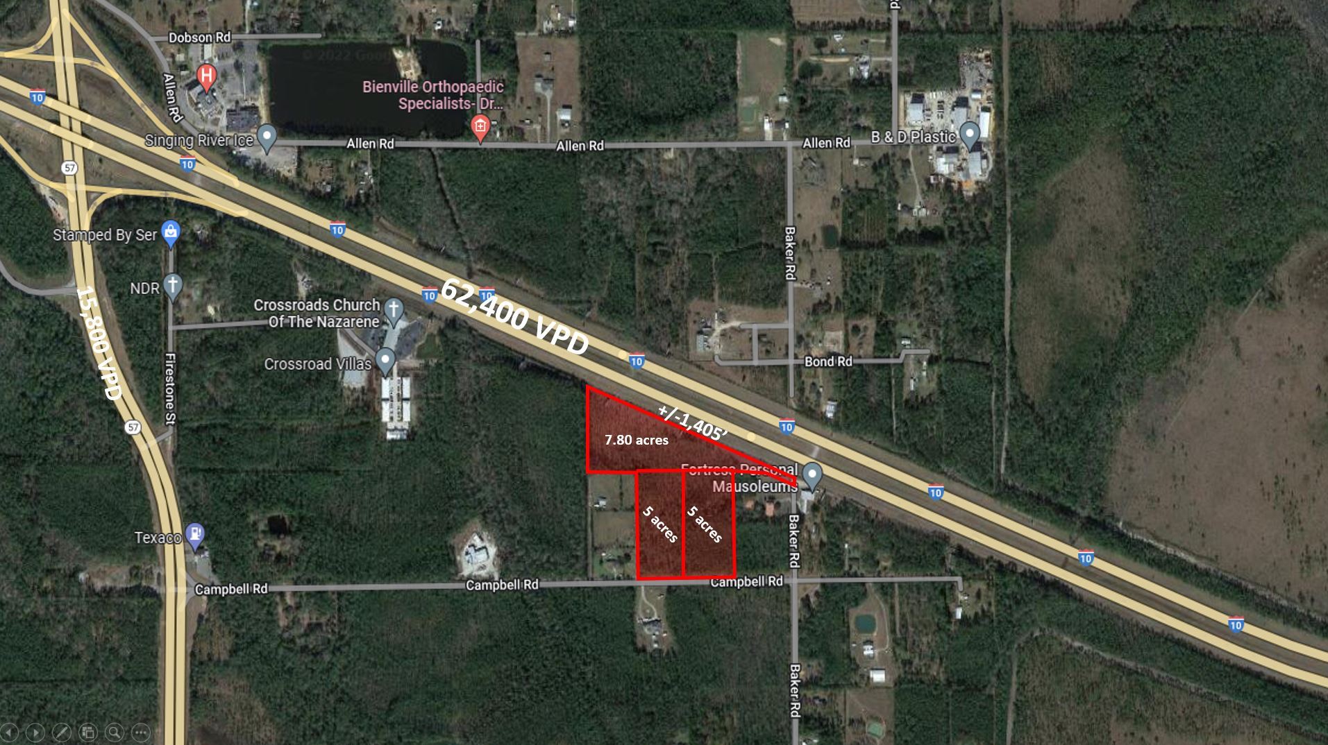 Campbell Road @ Mississippi Highway 57, Ocean Springs, MS for Sale