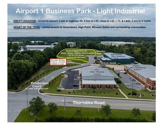 Greensboro, NC Industrial Land - 8015 Thorndike Rd