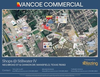 Mansfield, TX Retail - NEQ of Broad St & Cannon Dr