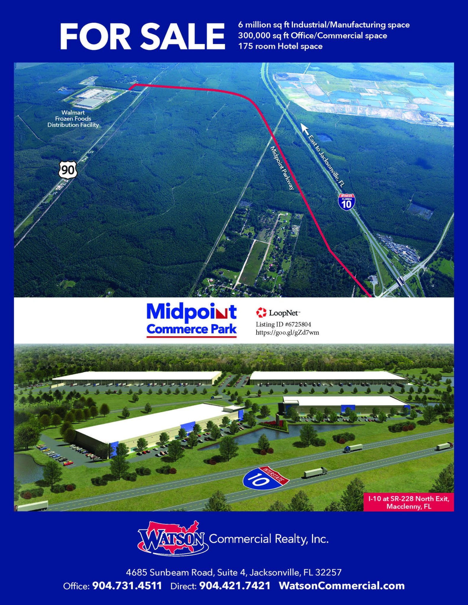 EM Spence Rd East & US 90, Macclenny, FL for Sale