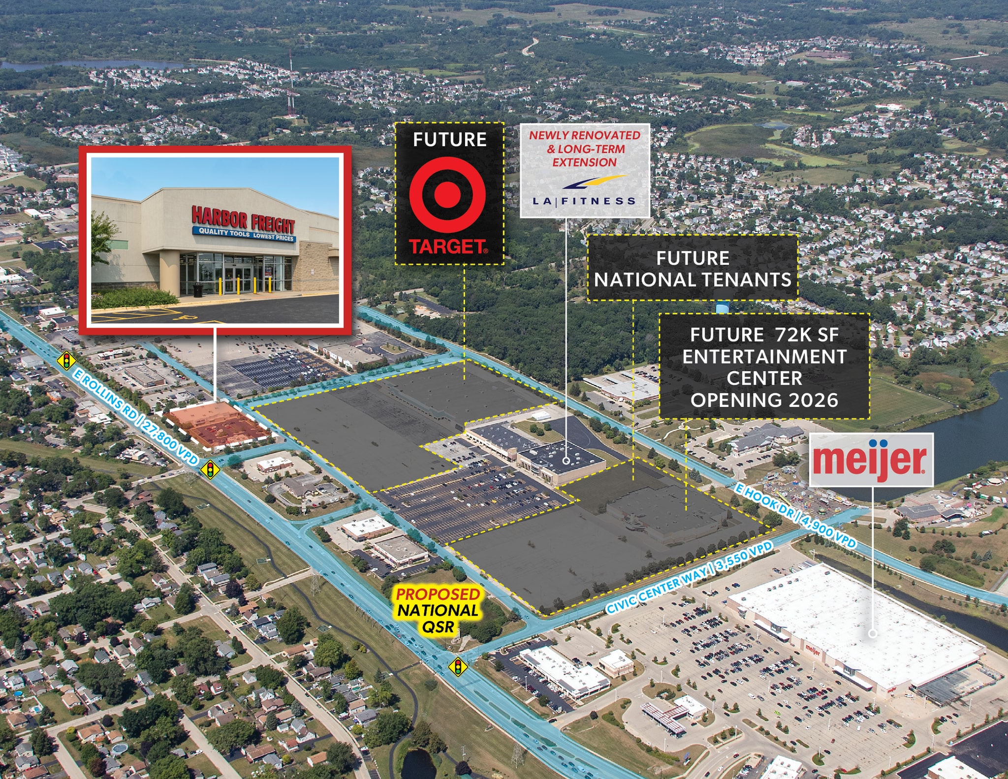 340 E Rollins Rd, Round Lake, IL for Sale