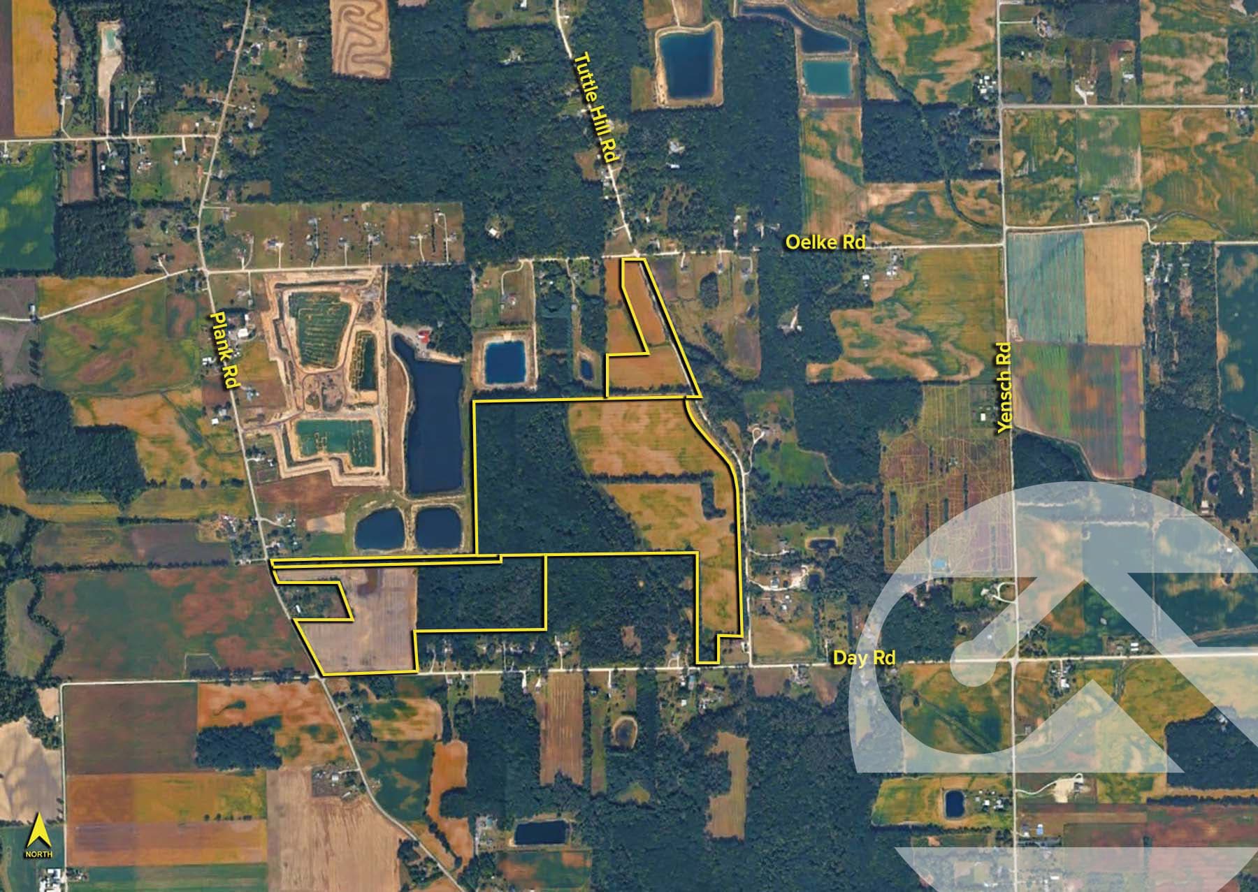 Plank Road/Day Rd, Maybee, MI for Sale