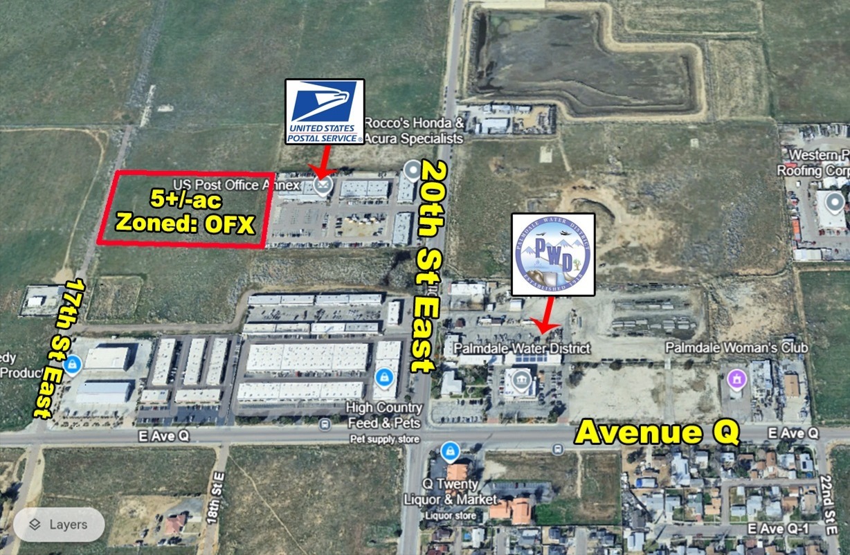 17th Street East St @ Avenue Q, Palmdale, CA for Sale