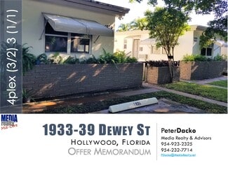 Hollywood, FL Apartments - 1933 Dewey St