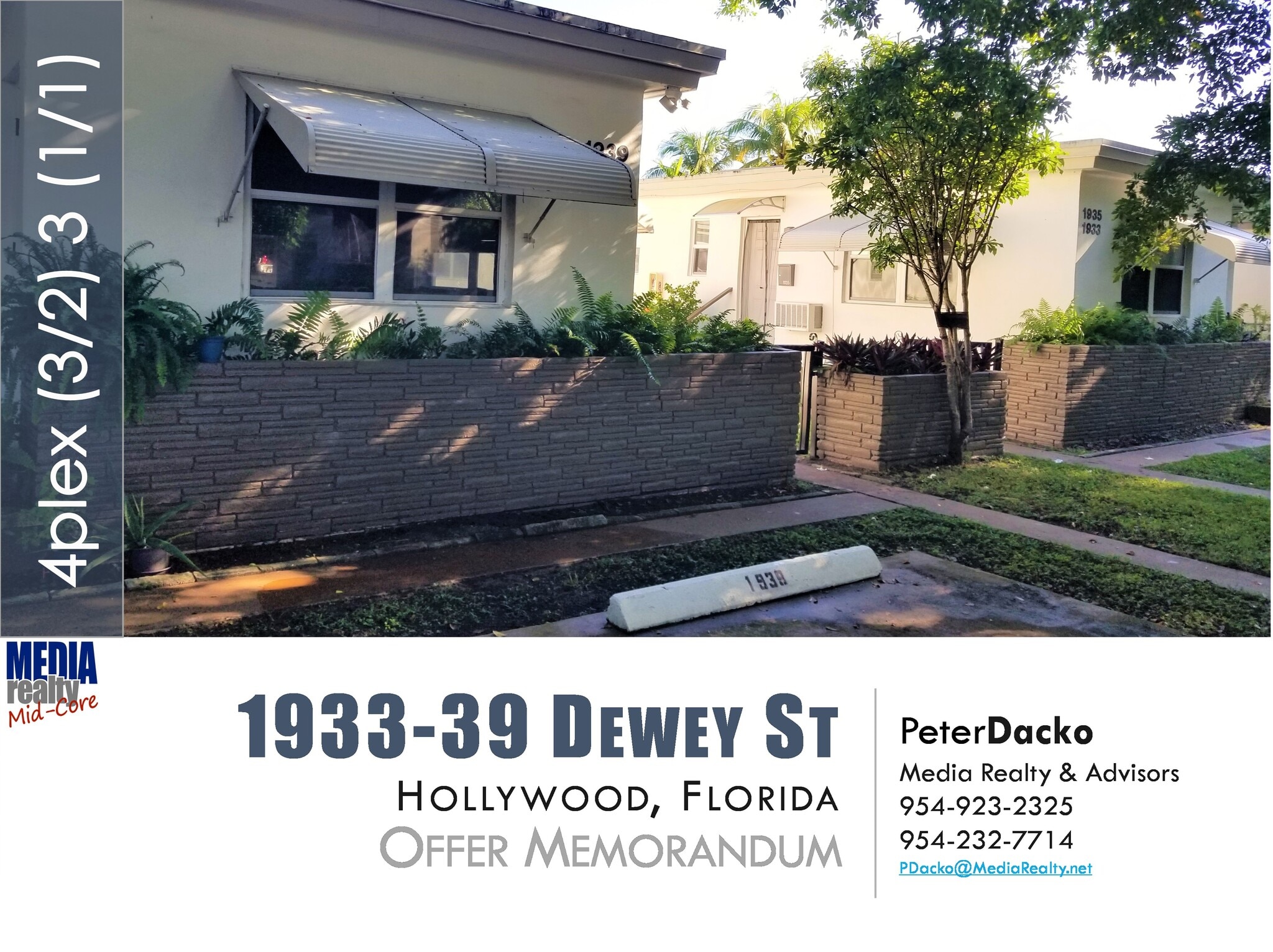 1933 Dewey St, Hollywood, FL for Sale