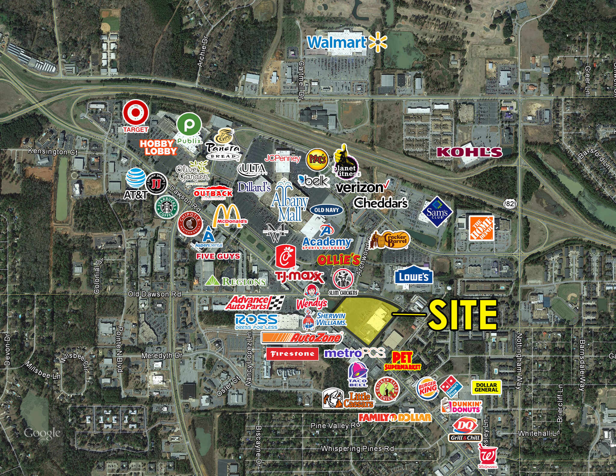 2525 Dawson Rd, Albany, GA for Rent