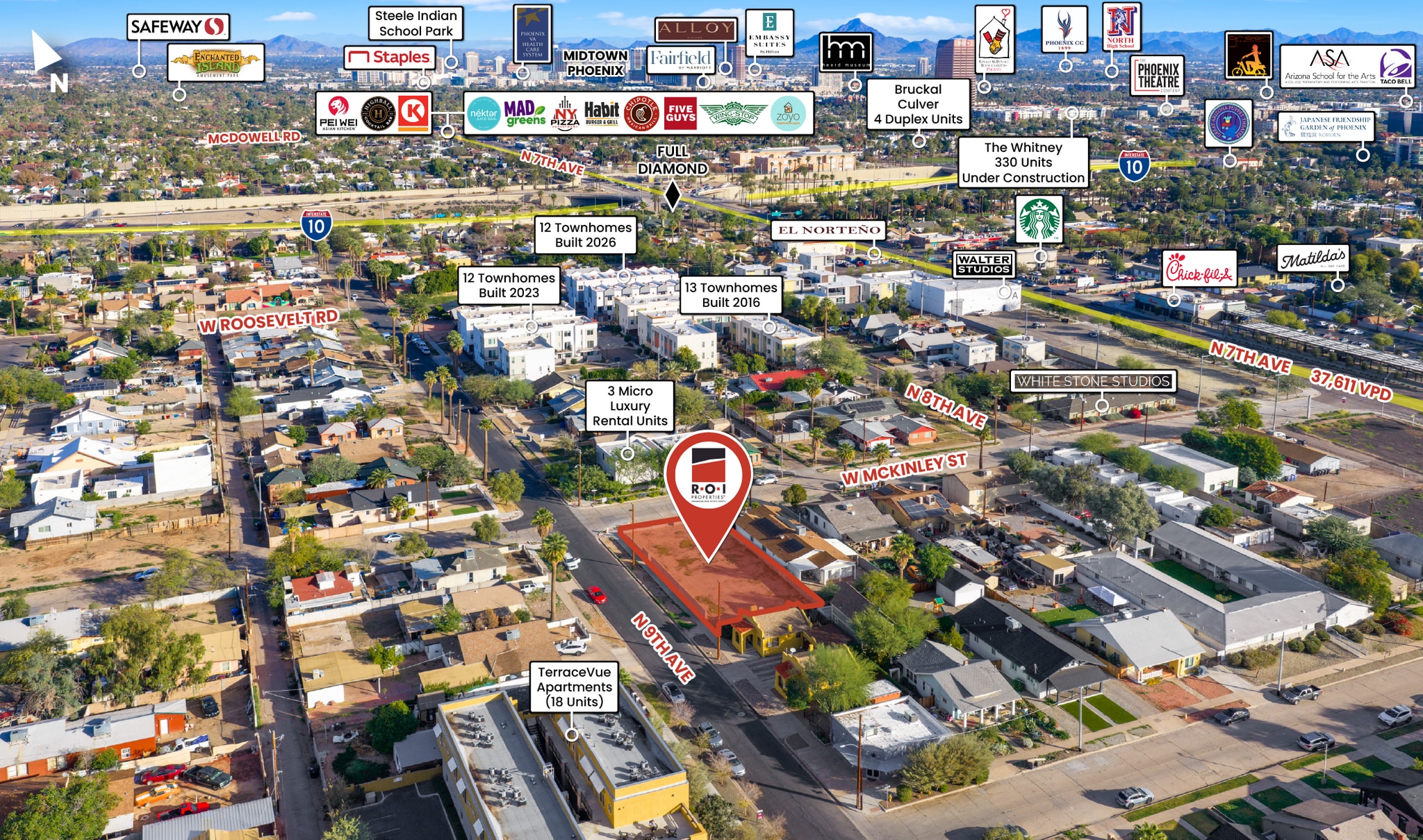 821 W McKinley St, Phoenix, AZ for Sale