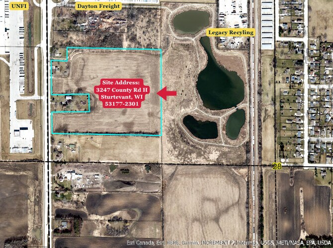 3247 County Highway H, Sturtevant, WI for Sale