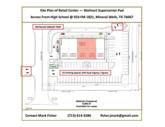 Mineral Wells, TX Retail - 933 N FM 1821 Rd