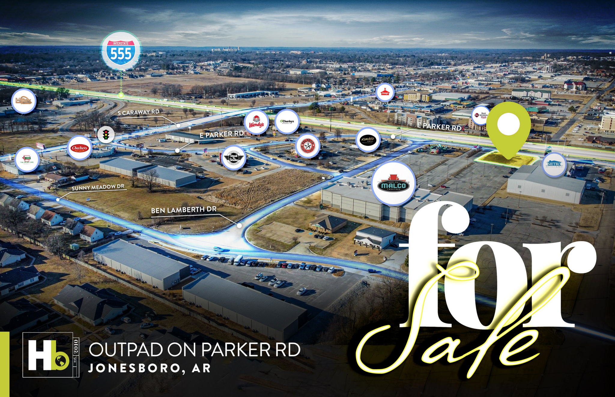 Parker Rd @ Paula Dr, Jonesboro, AR for Sale