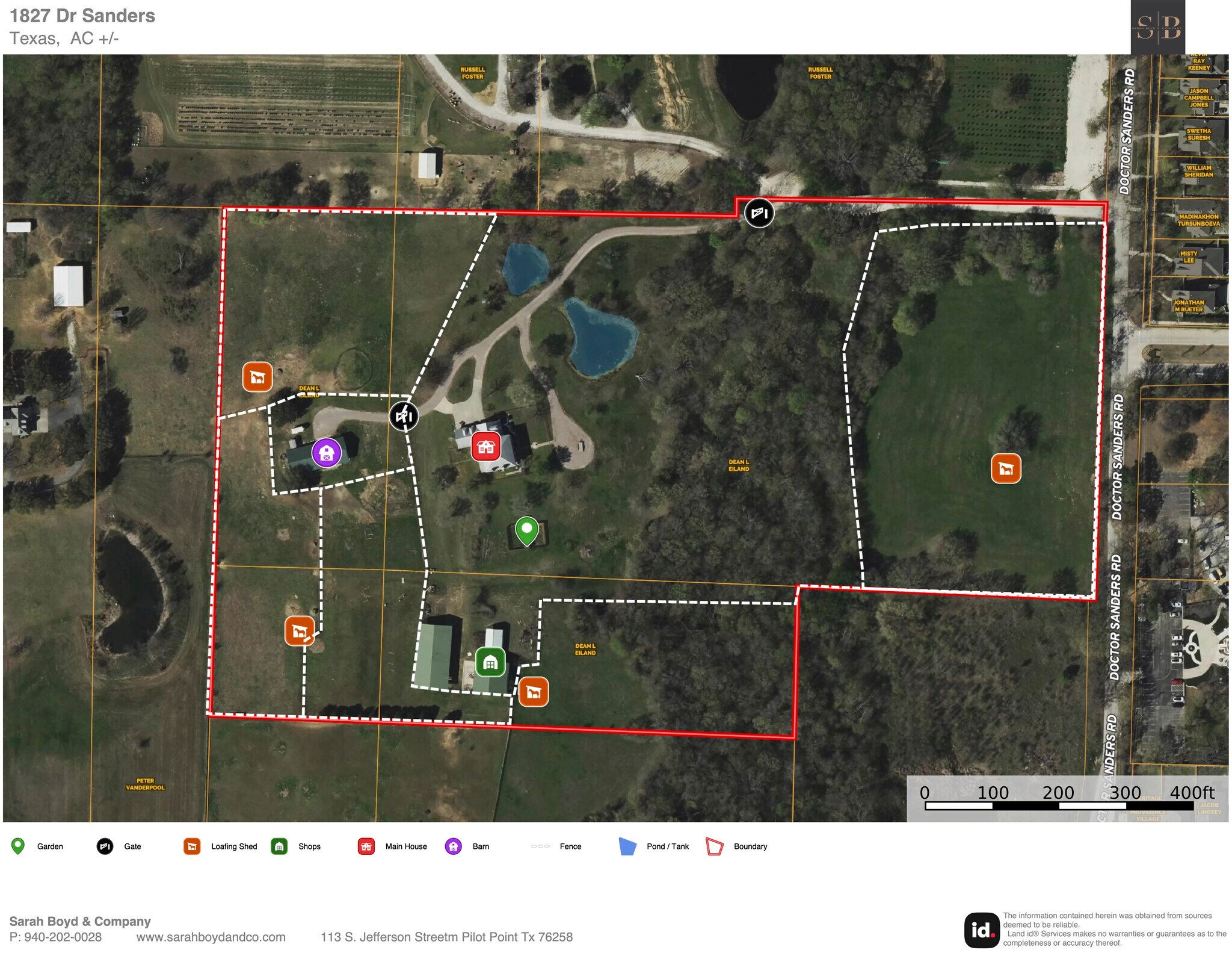 1827 Dr Sanders Rd, Cross Roads, TX for Sale