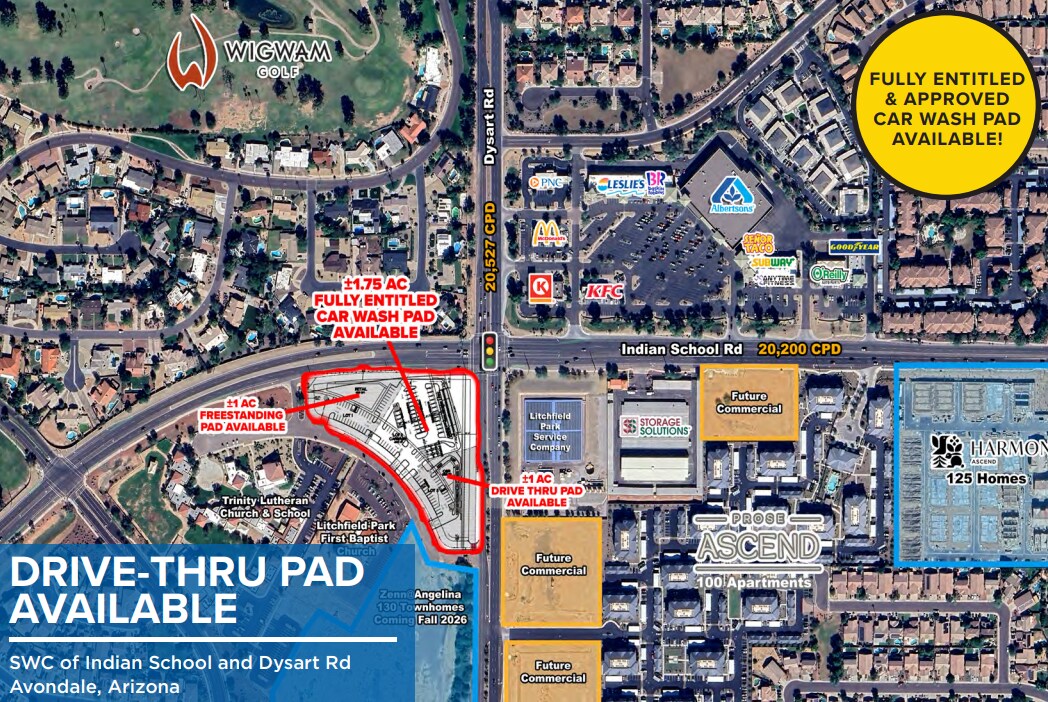 SWC Indian School & Dysart Rd, Avondale, AZ for Rent
