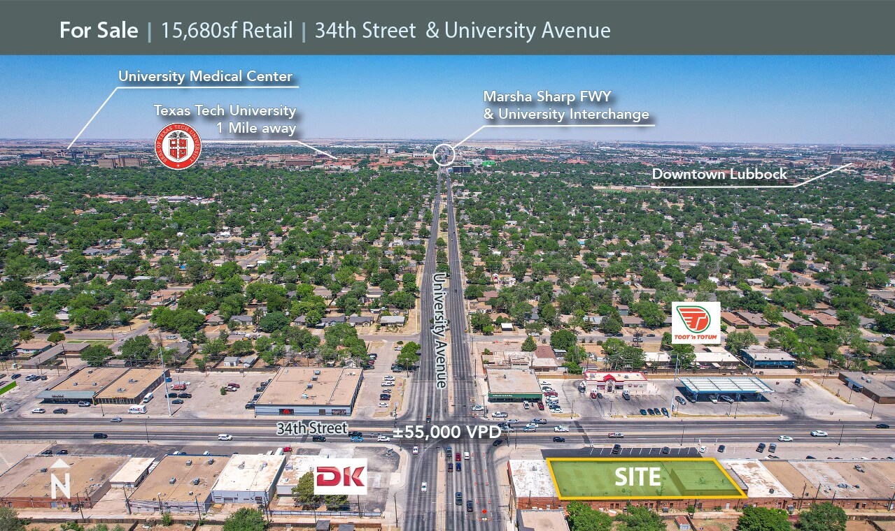 2431-2449 34th St, Lubbock, TX for Sale