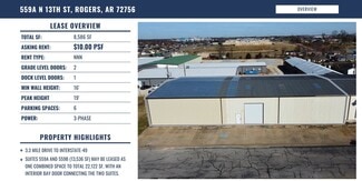 Rogers, AR Industrial - 559 N 13th St