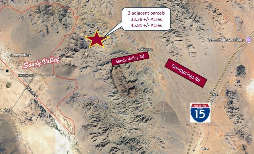 No Road, Sandy Valley, NV for Sale