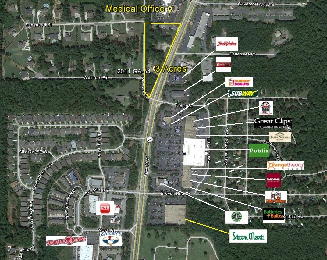 1999-2011 Highway 54 W, Peachtree City, GA for Sale