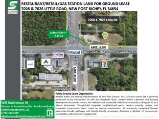 New Port Richey, FL Commercial Land - 7008 Little Rd