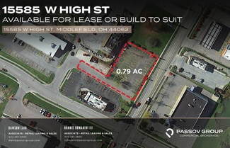 Middlefield, OH Commercial Land - 15585 W High St Middlefield, OH Commercial Land - 15585 W High St