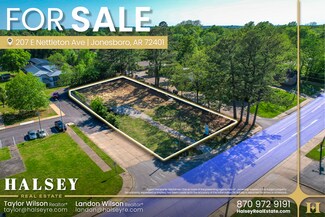 Jonesboro, AR Residential Land - 207 E Nettleton Ave Jonesboro, AR Residential Land - 207 E Nettleton Ave
