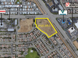 Brentwood, CA Commercial Land - SEC Balfour and Armstrong Roads