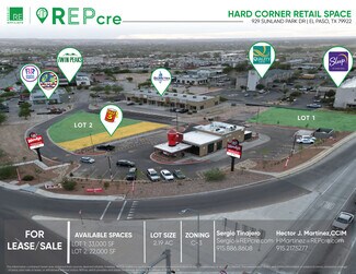 El Paso, TX Commercial Land - 929 Sunland Park Dr