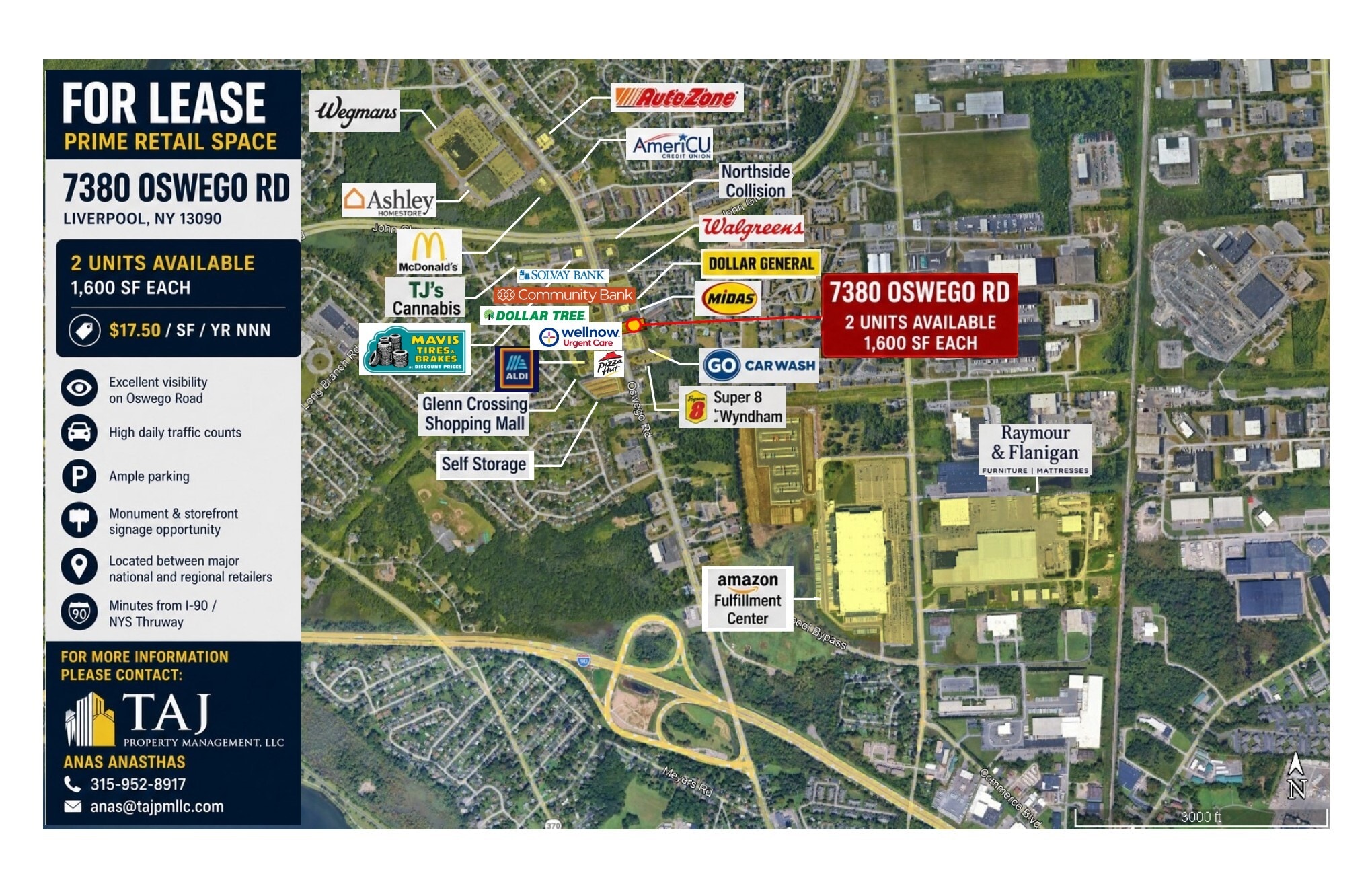 7380 Oswego Rd, Bayberry, NY for Rent