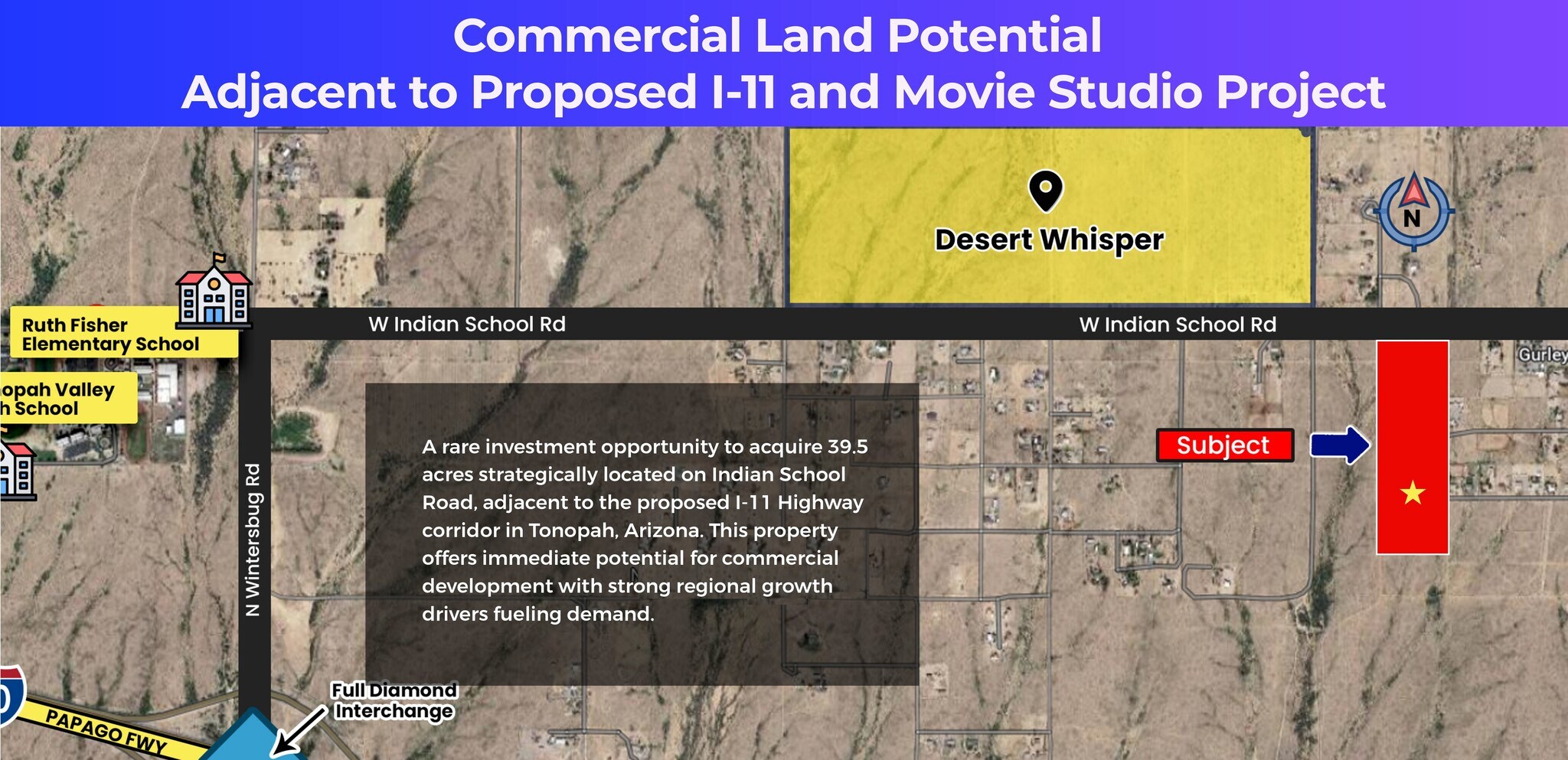 363rd W Indian School 1 AZ rd, Tonopah, AZ for Sale
