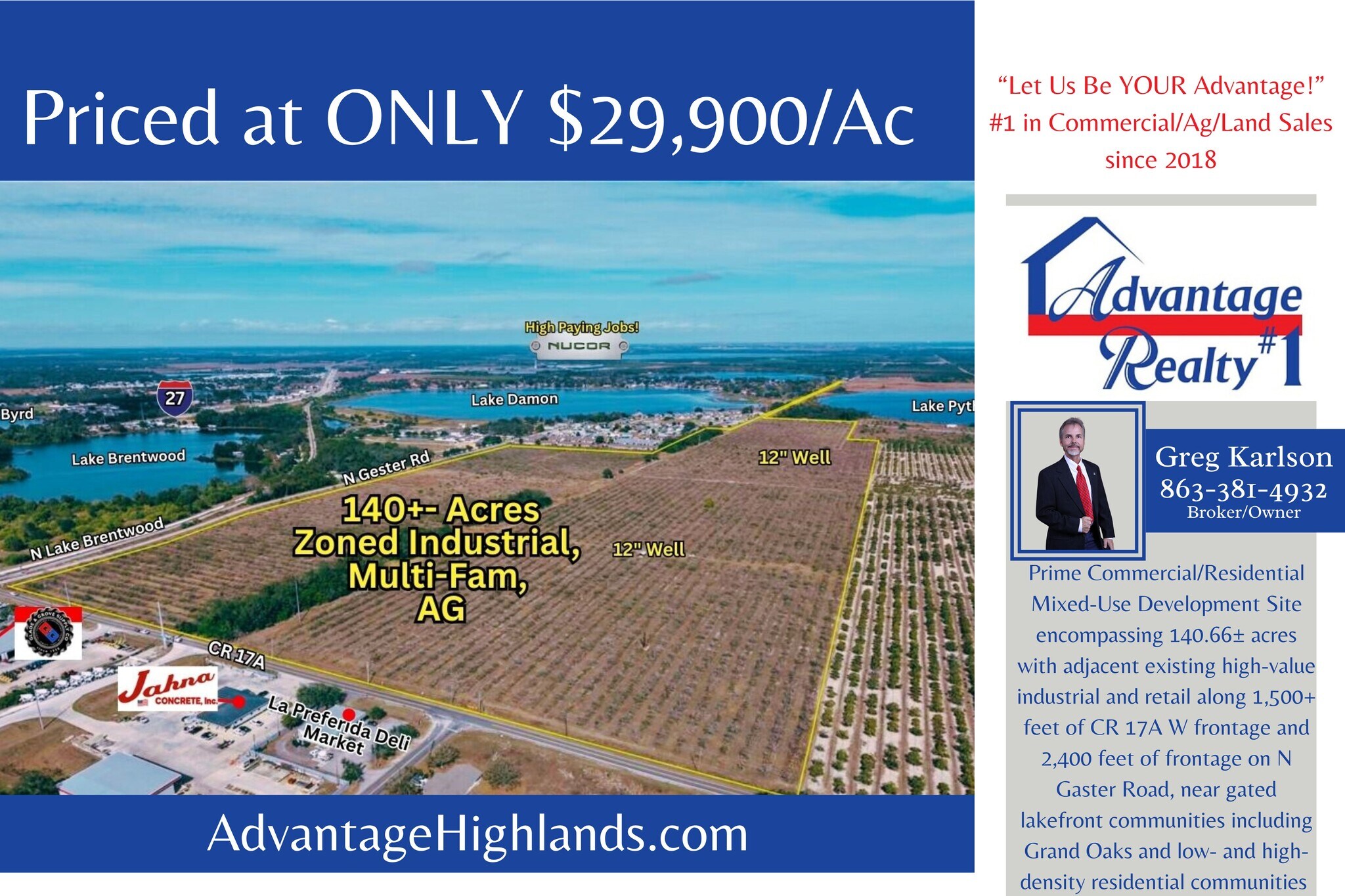 214 Shockley rd, Avon Park, FL for Sale