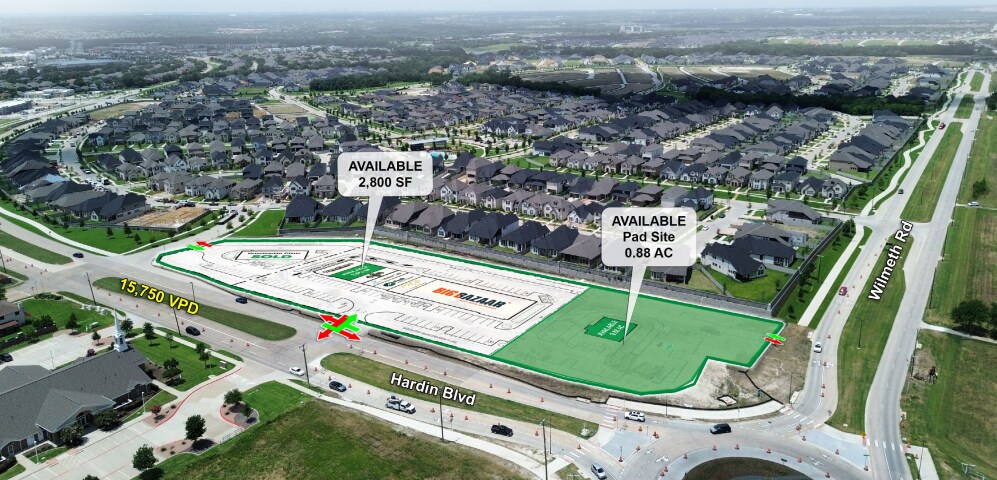 SWQ of Wilmeth Rd & Hardin blvd, McKinney, TX for Rent