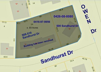 Fayetteville, NC Commercial Land - 500 Sandhurst Dr