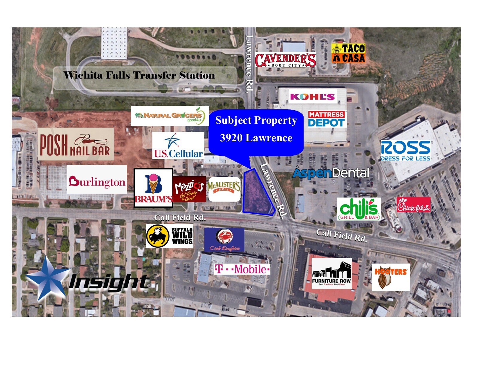 3920 Lawrence Wichita Falls, TX 76308 Land Property for Lease on